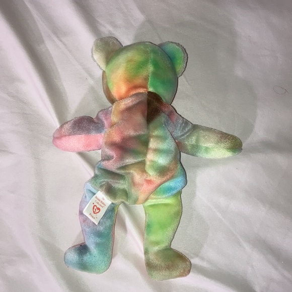 Lot of 3 Beanie Babies Gobbles Hippity Peace Bear No Tags - Picture 11 of 13